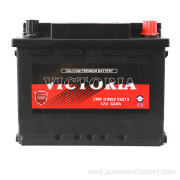 12v 62ah Din62 56219 lead-acid car starting battery